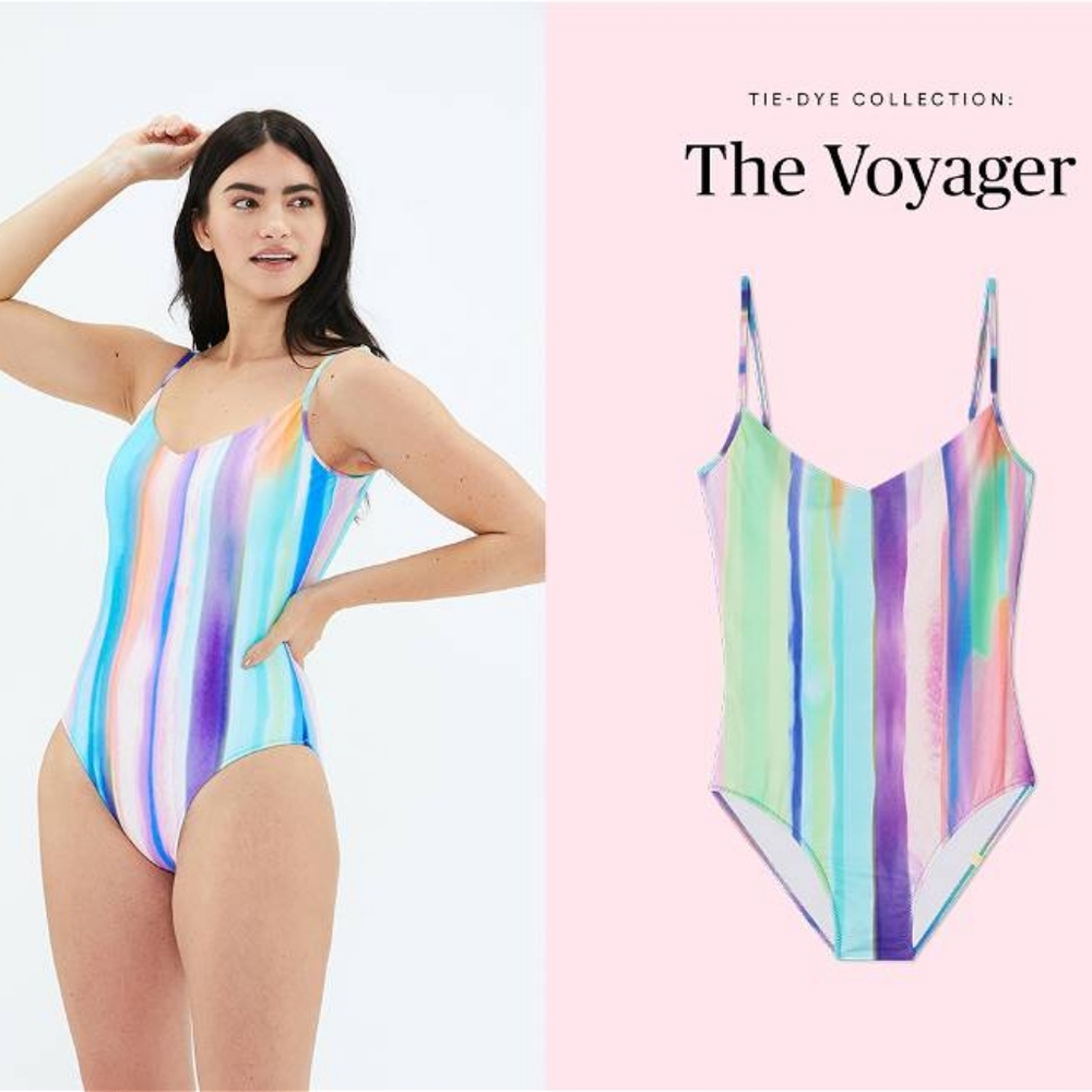 Summersalt Voyager Tie Dye Watercolor Swimsuit